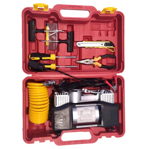 کمپرسور فندکی دوسیلندر مجموعه 11 عددی