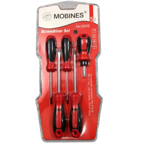 پیچ گوشتی موبینس مدل 6009 بسته 5 عددی