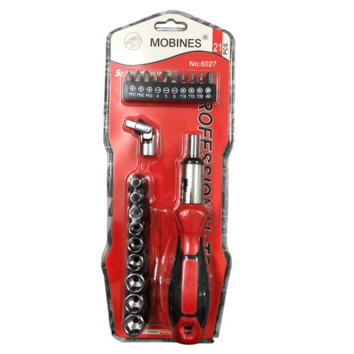 آچار بکس موبینس 21 پارچه مدل6027