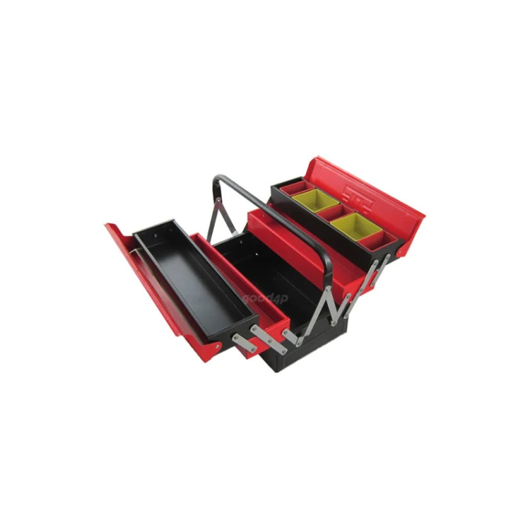 Kaveh 40 cm 3‑Tier Metal Toolbox – Model 403