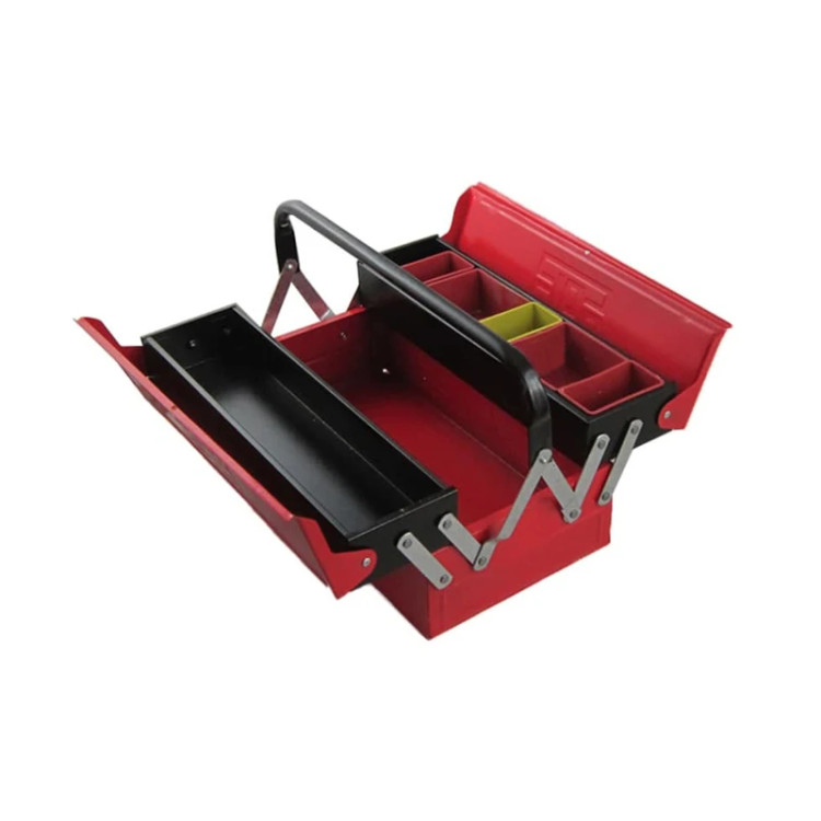 Kaveh 40 cm 2‑Tier Metal Toolbox – Model 402