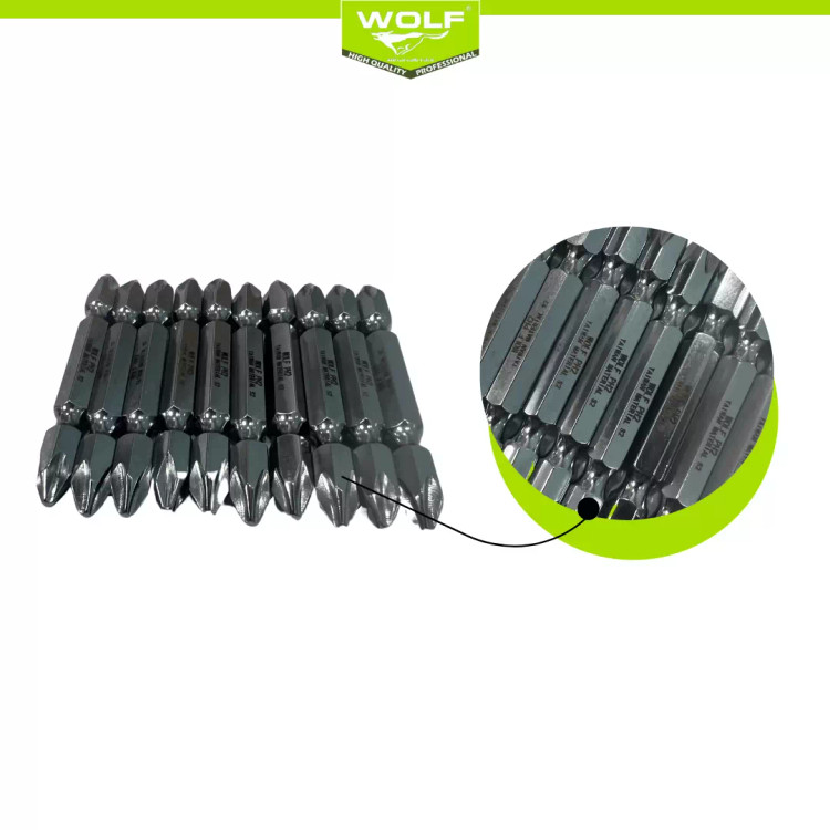 مجموعه سری پیچگوشتی دوسر WOLF مدل PH2 از جنس فولاد مقاوم