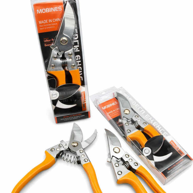 قیچی باغ اتومات Mobines با تیغه فولادی