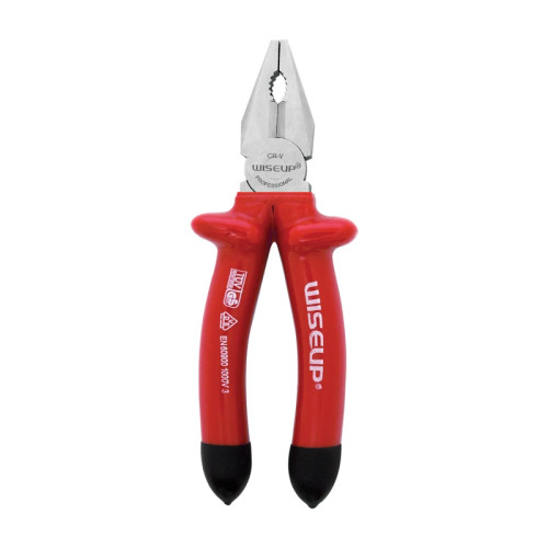 انبردست 8 اینچ عایق برق وایزآپ (Wiseup) مدل 010603 مخصوص برقکاری صنعتی