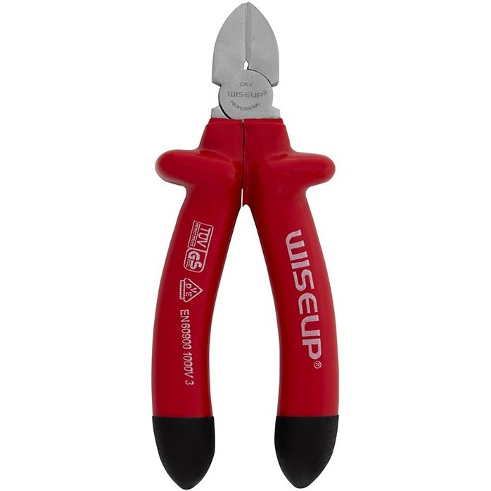 سیم چین 6 اینچ عایق برق وایزآپ (Wiseup) مدل 10604 مخصوص کارهای الکتریکی