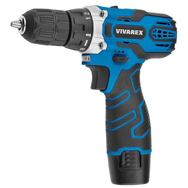 دریل شارژی ۱۲ ولت ویوارکس دو باتری با لوازم مدل VR12V‑2A