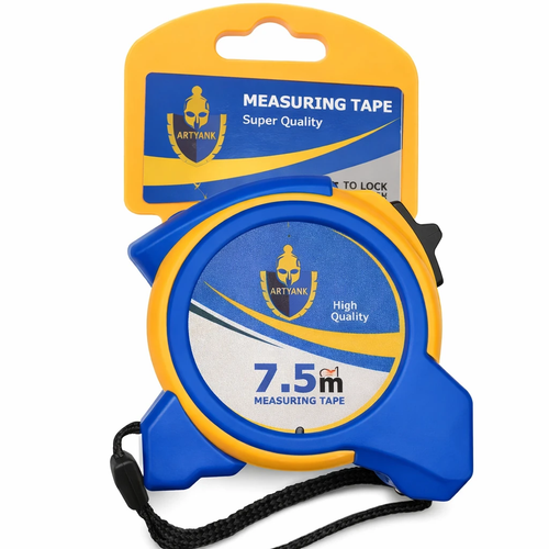 «متر دستی ۷.۵ متری دوطرفه برند آرتمن با بدنه مقاوم»