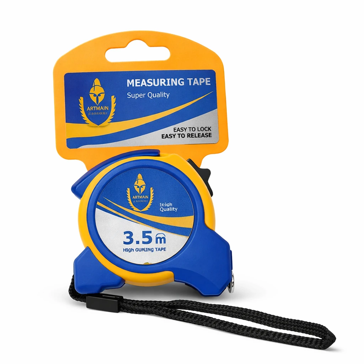 متر دستی جمعوجور ۳.۵ متری دوطرفه برند آرتمن با بدنه مقاوم