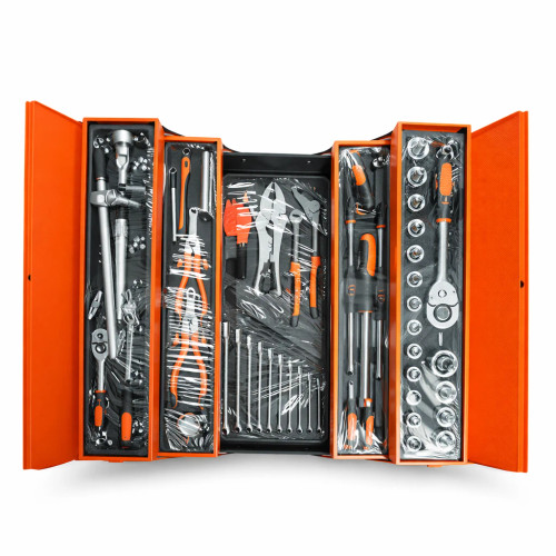 جعبه ابزار ۸۵ پارچه حرفهای با جعبه فلزی همراه با لیست کامل محتویات»