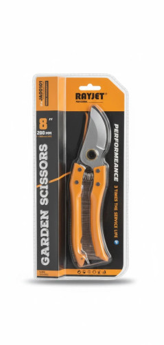 قیچی باغبانی رایجت مدل 00101 با تیغه فولادی و دسته ارگونومیک