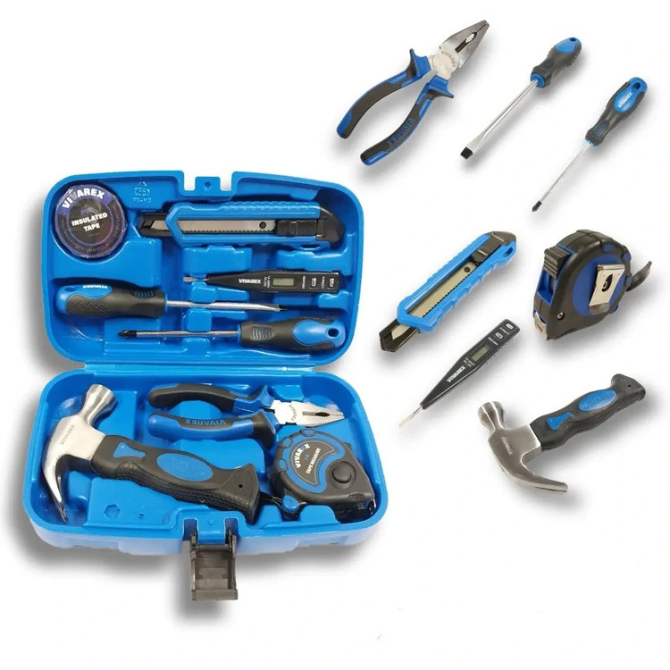 محتویات کامل مجموعه ابزار 8 عددی ویوارکس مناسب مصارف خانگی و ماشین