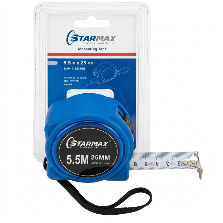 جزئیات بدنه مقاوم و نوار باکیفیت متر 5.5 متری Starmax
