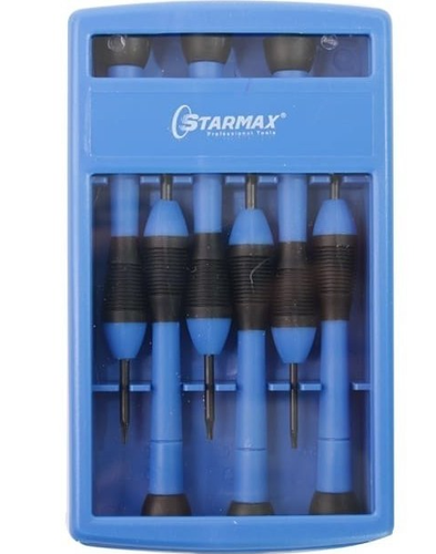 ست پیچ گوشتی 6 عددی موبایلی استارمکس مدل SHS-15S006MH داخل جعبه