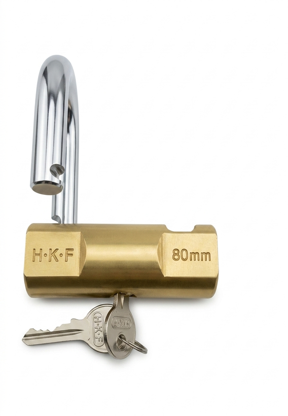 قفل کرکره و درب استوانهای طرح Viro مارک HKF سایز 80