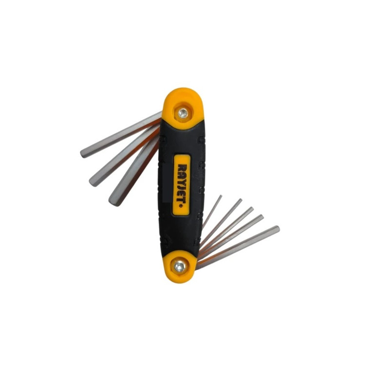 آچار آلن تاشو 8 عددی شش گوش رایجت RAYJET