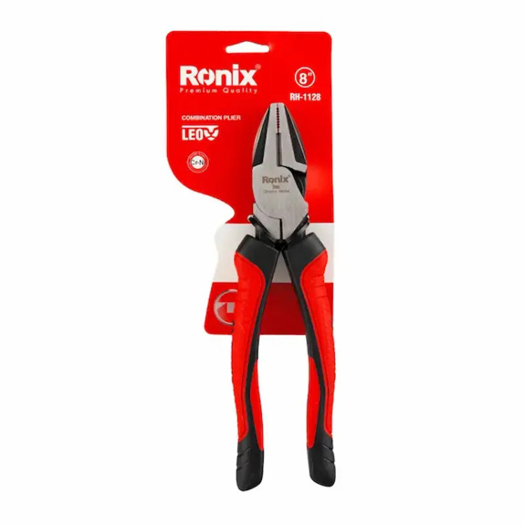 انبردست ۸ اینچ رونیکس مدل RH-1128 با دستههای ارگونومیک.