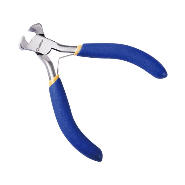 کف چین الکترونیکی مینی ویدا سایز 4.5  اینچ مدل W28655 با دسته دو رنگ آبی و زرد